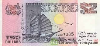 2 Singapore Dollars Purple Ships Series Exchange Yours Today