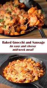 Baked Gnocchi And Sausage Recipe Kalabasa Sausage Recipe Anduille Sausage Recipes Jalapeno Sausage Recipes K Gnocchi And Sausage Recipe Sausage Recipes Recipes