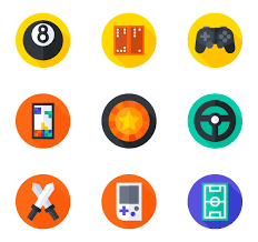 50 Games Icons For Personal And Commercial Use Flat Circular Flat Icons Download At Now Flaticon Freeicons Games Videogames G Game Icon Icon Pack Icon