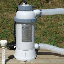 Instead of running electrical and gas lines it is possible to install a solar heater. Above Ground Pool Water Heater