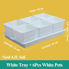 A flowerpot, flower pot, planter, planterette, or alternatively plant pot is a container in which flowers and other plants are cultivated and displayed. 8 Pots 2 Trays Meshpot Succulent Pots Plastic Flower Pot Planter Garden Pot Garden Baskets Pots Window Boxes Home Garden Worldenergy Ae