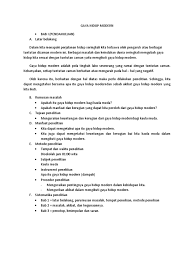 Di zaman modern ini tren untuk menjaga kesehatan melalui diet diet tertentu dan olahraga semakin marmer dilakukan. Gaya Hidup Modern