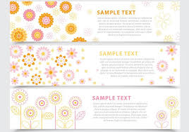 This banner is stitched by hand and is suitable for the beginner as well as the more experienced crafter. Abstract Floral Banner Template Pack Free Photoshop Brushes At Brusheezy