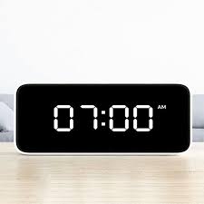 Xiaomi Xiaoai Smart Voice Broadcast Alarm Clock Dynamic Alarm Clock Voice Setting Timing Automatic T Alarm Clock Clock Digital Alarm Clock