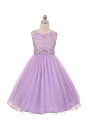 Flower Girl Dress Lilac Lavender Sequined Bodice By Creativecabral Blumenkinder Kleider Kleider