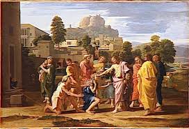L Aveugle De Jericho Par Poussin Peinture Baroque Peinture Musee Du Louvre