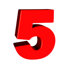 Number 5 Png Transparent Image Icon 1 Free Transparent Png Image Icon Free Images Image