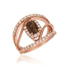 14k rose gold levian chocolate diamond swirl ring size 6.75 msrp $1999. Le Vian Jewelry Collection Mountz Jewelers