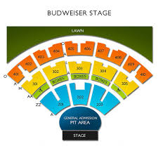 budweiser stage 2019 seating chart