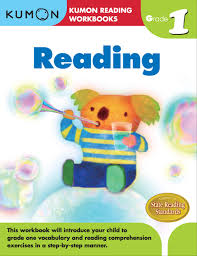 amazon com grade 1 reading kumon reading workbooks