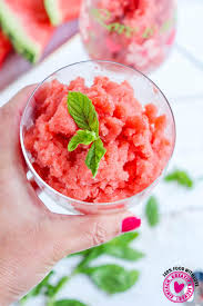 Wassermelonen Granita Wassermelone Vegane Rezepte Lebensmittel Essen