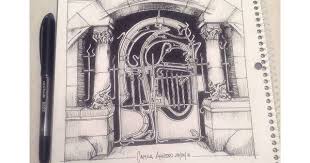 aʁ nuvo) is an international style of art, architecture, and applied art, especially the decorative arts. Vilo Kanis On Twitter Admirable Architecture Art Nouveau Architecture Sketch Sketching Drawing Artnouve Https T Co 9mgrdfmayy