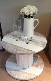 1001 Idees Que Faire Avec Un Touret Des Inspirations Recup Table Basse Touret Tables A Tiroir En Bois Deco Bois