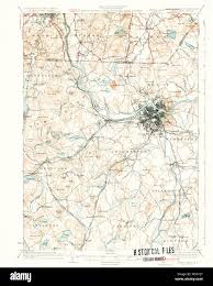Map of lowell hi-res stock photography and images