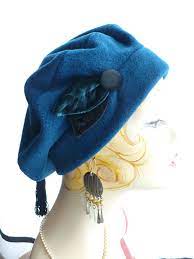 Women S Deep Teal Heather Fleece Beret With Handmade Etsy Deep Teal Black And Teal Women