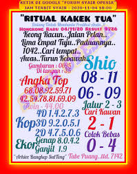Syair Hk 4 November 2020 Kode Syair Sgp Syair Hk Syair Sydney 2020