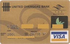 Pelbagai tawaran menarik yang ditawarkan oleh kad kredit uob ini. Kad Bank Uob 121 Banking Visa Gold United Overseas Bank Singapura Col Sg Vi 0009