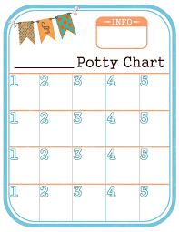 Potty Charts For Children Activity Shelter