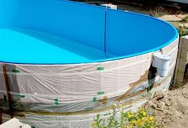 Aufbau Von Stahlwand Pools In 9 Schritten Ovalpool Ovaler Pool Poolbau