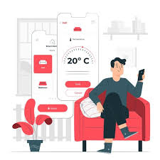 Telechargez Illustration De Concept De Maison Intelligente Gratuitement In 2020 Smart Home Motion Design Animation Web Design Tips