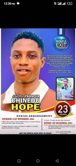 Condolence message for late engineer