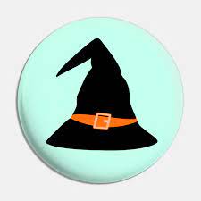 Black Witchy Witch Hat Witch Hat Pin Teepublic Witchy Witchyvibes Witchhat Halloween Cutewitches Magic Witchy Vibes Witchy Witch