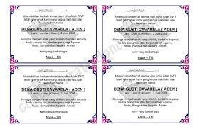 Text of ucapan syukuran 7 bulanan. Contoh Kartu Ucapan Aqiqah Bayi Pada Berkat Kotak Nasi Contoh Kartu Nama Kartu Kartu Nama