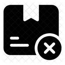 Cancel Order Icon Download In Glyph Style