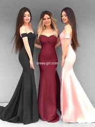 Simple Mermaid Off The Shoulder Open Back Burgundy Satin Long Prom Dresses With Split Evening Party Dresses Prom Dresses Long Dresses For Teens Formal Dresses For Teens