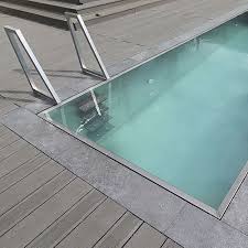 Luxe Pools Stainless Steel Overflow Pool System Marine Inox Luxe Pools Manufactures Stainless Steel Poo Luxury Swimming Pools Pool Patio Designs Swimming Pools