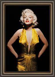 5 out of 5 stars. Marilyn Gold Dress Framed Canvas Art