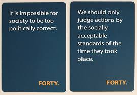 The game can be played with a group of friends, your family or even strangers. Dinner Party Game Forty Is Designed To Spark Debate Express Digest