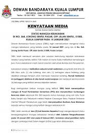 * penyelengaraan bangunan/kemudahan awam milik datuk bandar kuala lumpur: Status Mangsa Kebakaran Di Sentul Portal Rasmi Dewan Bandaraya Kuala Lumpur