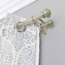 When shopping for a gold curtain rod, choose the right length and accessories to suit your space. Decopolitan Urn Double Curtain Rod Set 72 144 Inch Light Gold Pricepulse