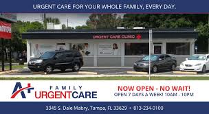 Urgent care, family practice, pediatricians. Walk In Clinic A Family Urgent Care Tampa Fl