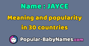 People born on january 14 fall under the zodiac sign of capricorn. The Name Jayce Popularity Meaning And Origin Popular Baby Names