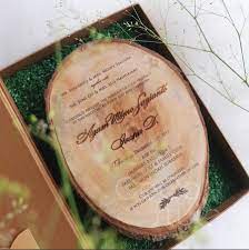 Cocostyles Despoke Creative Wooden Wedding Invitation Card With Wooden Box For Forest Weddingcards Invitations - Aliexpress