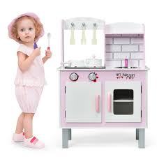 From your shopping list to your doorstep in as little as 2 hours. Gymax Kids Play Kitchen Wooden Pretend Play Cooking Set Toys W Accessories Best Buy Canada