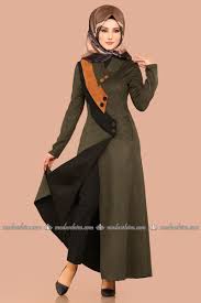 Uc Renkli Suet Ferace Ygs6174 Haki Kiyafet Moda Moda Cizimleri
