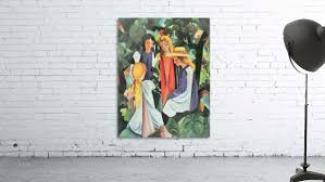 Each four girls reproduction created by our expert artists is completely handmade in our own studio using the best materials available to ensure the durability and preservation quality. Four Girls By August Macke August Macke