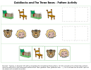 First english for all children. Goldilocks And The Three Bears Fairy Tale Preschool Lesson Plan Printable Activities