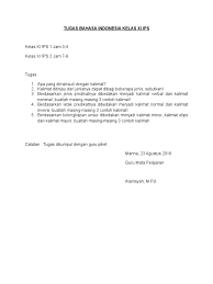 Tugas 5 bahasa indonesia kelas 11. Tugas Bahasa Indonesia Kelas Xi Ips Pdf
