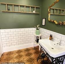 woo_product_slider id=30199″ thinking about freshening up your bathroom with a beautiful new mirror? Savvy Homeowner Upcycles 25 000 Coins To Create Unique Bathroom Floor Daily Mail Online