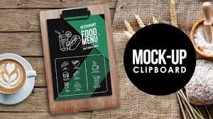 Download Lincungstock Com Guide Free Download Clipboard Food Menu Mock Up Psd File Youtube
