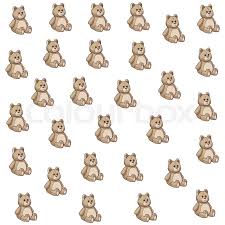 4k ultra hd teddy bear wallpapers. Teddy Bear Background Pattern Cartoons Stock Vector Colourbox