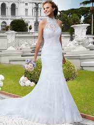 The illusion sheer bodice, allover lace, and tulle enhance this romantic look. 2017 Noble Lace Mermaid Wedding Dresses High Collar Bridal Dresses Custom Sleeveless Bridal Gown Vestidos De Noiva Free Shipping Vestido De Noiva De Noivabridal Gown Aliexpress