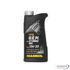 Fully synthetic oils are artificially created lubricating oils which have improved oil properties compared to mineral oils. Mannol 5w30 Fully Synthetic Engine Oil Hyundai Kia 1l