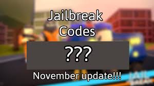 In this video i will be showing you all the working codes for jailbreak season 4! Jailbreak November Update Codes Youtube