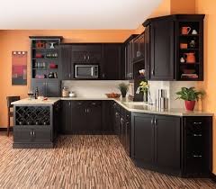 Quality Cabinets Bathroom And Kitchen Cabinets Morris Black Orange Kitchen Walls Kitchen Design Home Kitchens