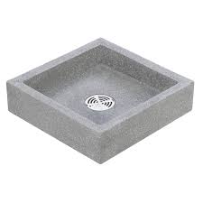 mop sinks made of durable terrazzo and